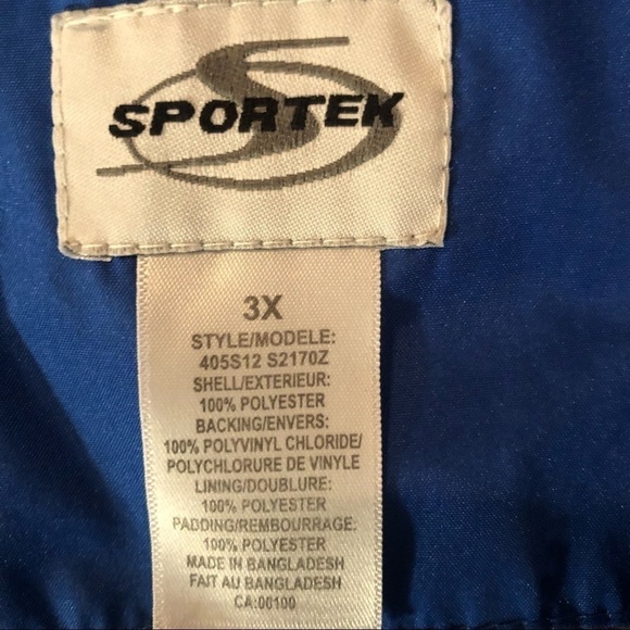 Sportek Coat Size 3X - Picture 4 of 6